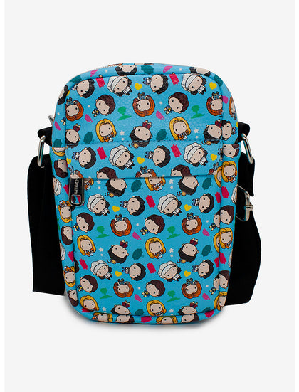 Friends Bolsa Crossbody Chibi Cuero