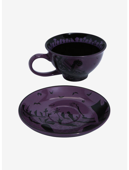 Extraño Mundo De Jack Set De Taza Y Plato