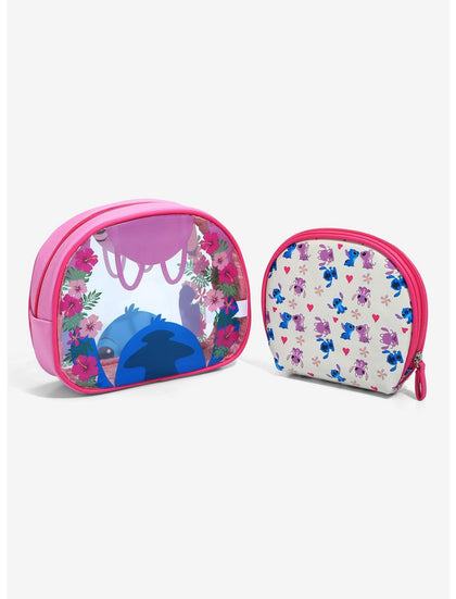 Stitch Y Angel Bolsa Cosmetiquera