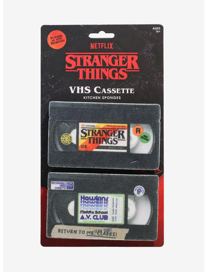 Stranger Things Esponja Cocina VHS