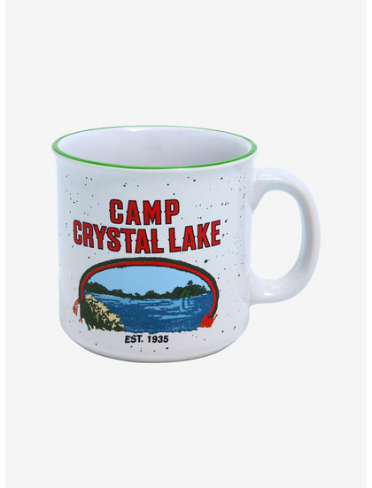 Viernes 13 Campamento Crystal Lake Camper Taza
