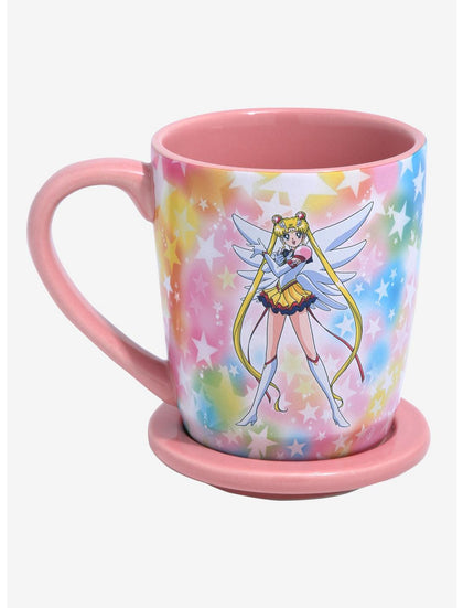 Sailor Moon Taza Con Tapadera