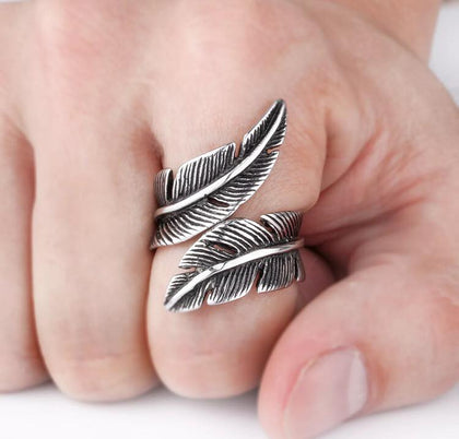 Anillo Hoja De Arbol