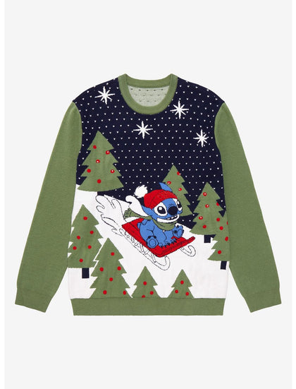 Stitch Ugly Sweater Con Luces