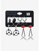 Naruto Set De Aretes Mismatch Akatsuki