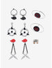 Naruto Set De Aretes Mismatch Akatsuki