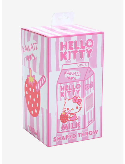 Sanrio Hello Kitty Cobija Carton De Leche