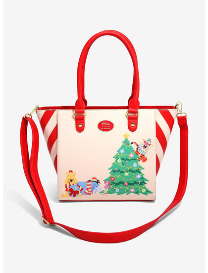 Winnie Pooh Bolso Satchel Navidad