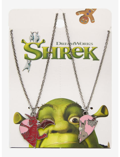 Shrek Collar Pareja Burro Dragon