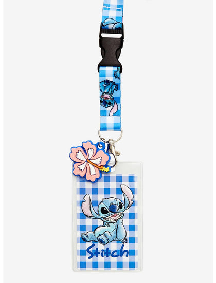 Disney Lilo & Stitch Gingham Portagafete