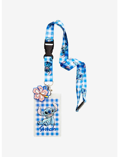 Disney Lilo & Stitch Gingham Portagafete