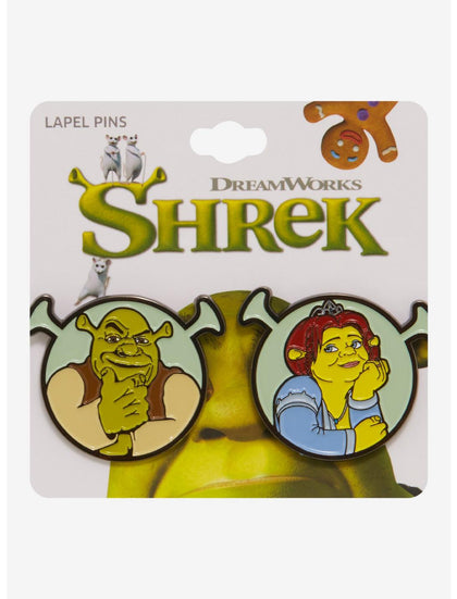 Shrek Y Fiona Set De Pin