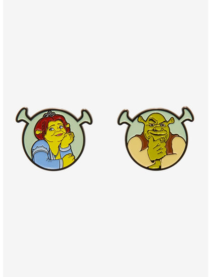Shrek Y Fiona Set De Pin