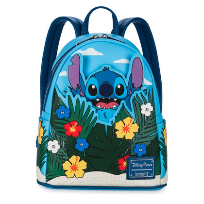 Stitch Mochila Hawaii Flores