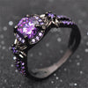 Anillo Zirconia Morado