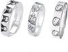 Sanrio Set De Anillos Hello Kitty Melody Kuromi Ajustable