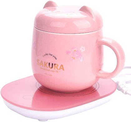 Calentador De Taza Set Taza Incluida Sakura