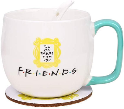 Friends Taza Cafe Portavasos Cuchara