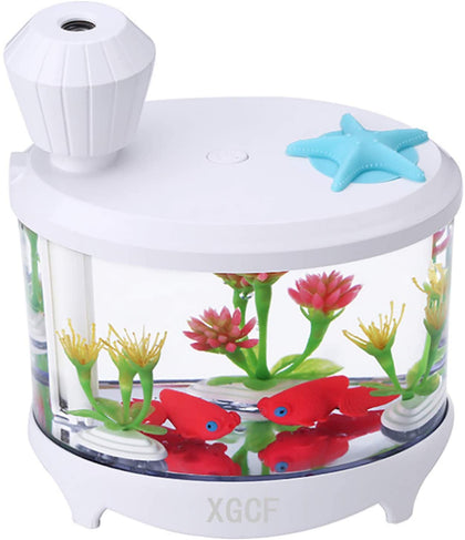 Humidificador Difusor Estilo Pecera Para Escritorio