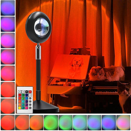 Lampara Puesta De Sol Fotos Selfies Luz