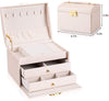 Joyero Organizador Caja Rosa