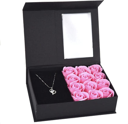Caja De Rosas Para Joyeria Regalo