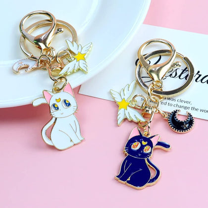 Sailor Moon Llavero Set Luna Artemis