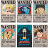 One Piece Set Poster Se Busca Wanted