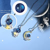 Set De Collares Para Pareja Astronauta Planeta Luna