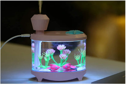 Humidificador Difusor Estilo Pecera Para Escritorio