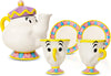 La Bella Y La Bestia Set Tetera Y Taza Chip & Sra Potts
