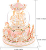 Caja Musical Carrusel Rosa