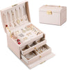 Joyero Organizador Caja Rosa