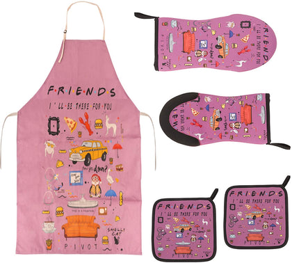 Friends Set Cocina Guantes