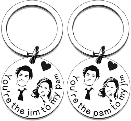 The Office Llavero Pareja Pam & Jim