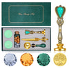 Kit Sello Cera Vintage Green Tree