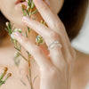 Anillo Serpiente Ojos Verdes Ajustable