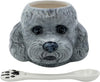 Taza Mascota 3D Rostro Perro Ceramica Con Cuchara