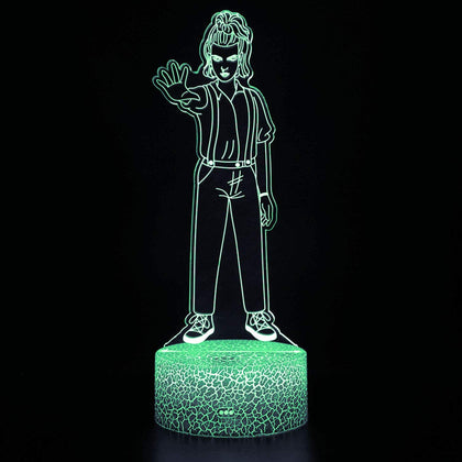 Stranger Things Eleven Lampara 3D Holografica Once