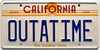 Volver Al Futuro Placa Outatime