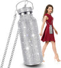 Botella Diamante Termo Agua Con Correa