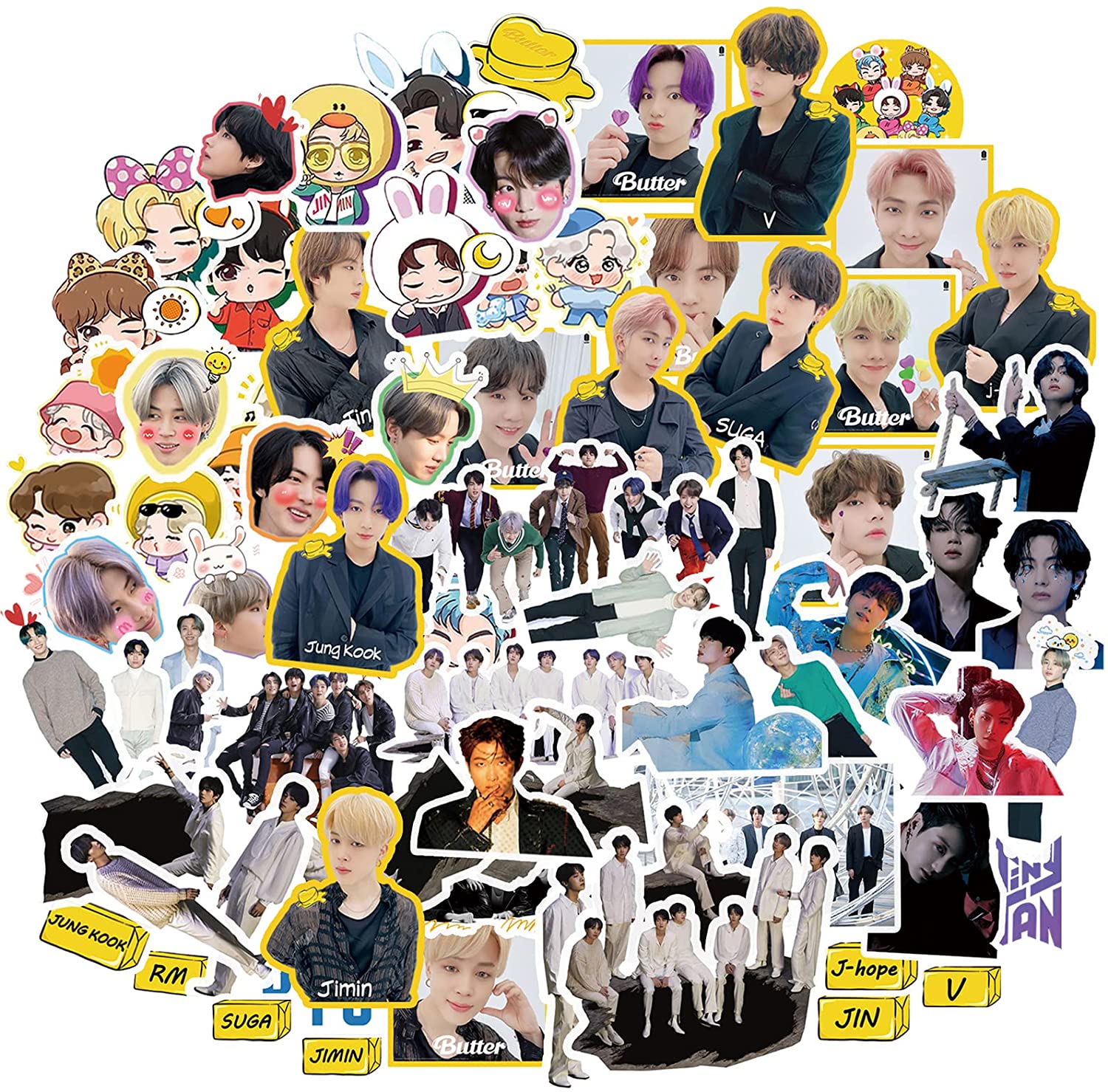 BTS Kpop Regalos - Juego De 160 Piezas ARMY Bantan Boys World Box –  Accesorios-Mexicali