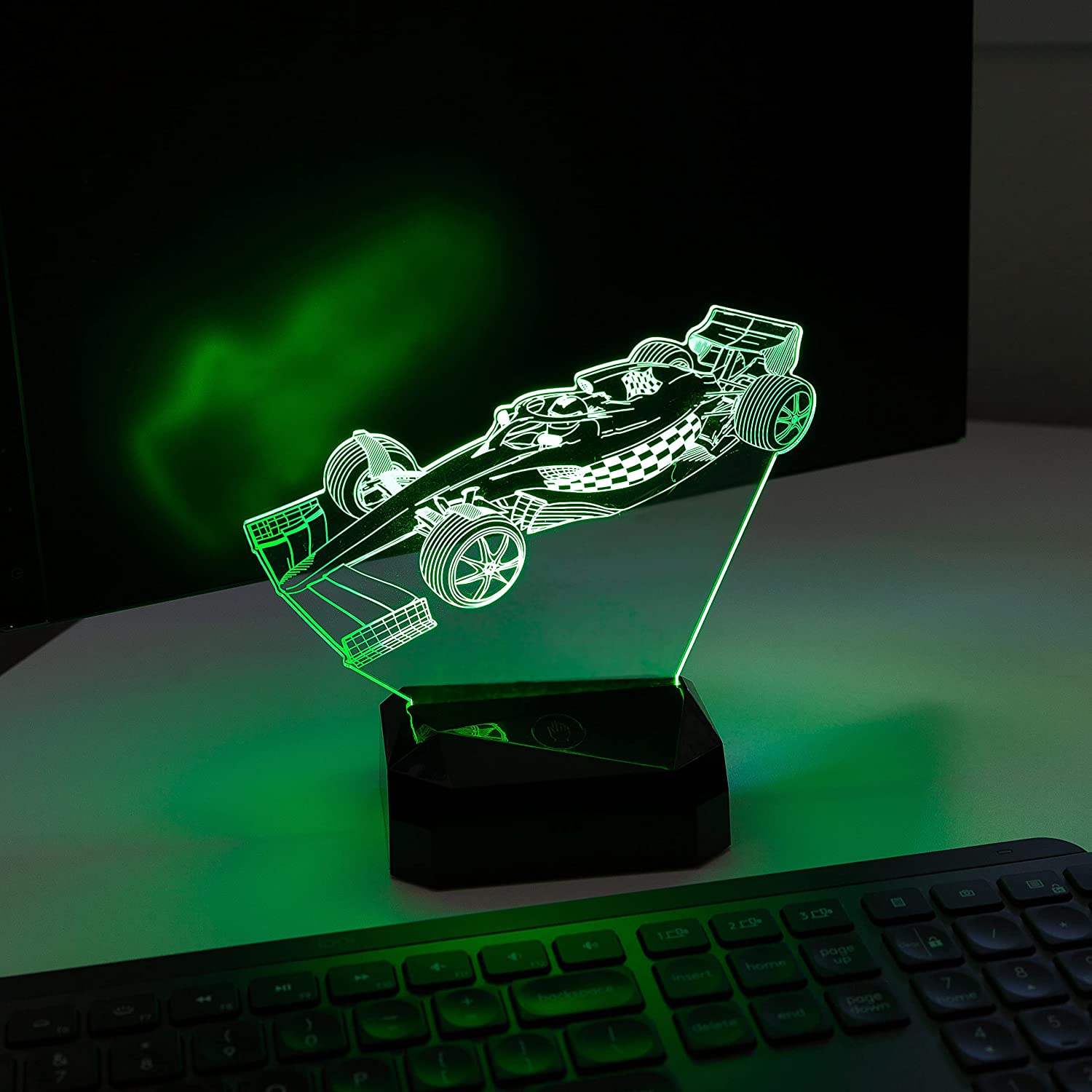 Formula 1 Lampara Holografica 3D