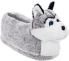 Pantunflas Peluche Perro Husky Mascota