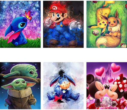 Diamond Paintings Lienzos Caricatura 2 Pintura