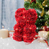Oso De Rosas Rojas Luz Osito De Rosas Flor
