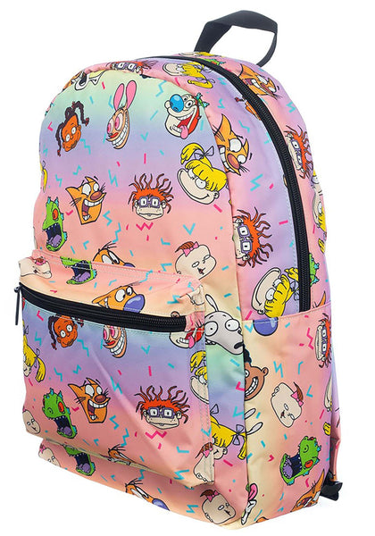 Nickelodeon 90s Nick Toons Mochila Arcoiris