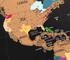 Mapa Del Mundo Para Rascar