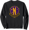 Merlina Wednseday Sudadera Nevermore Academy Locos Addams