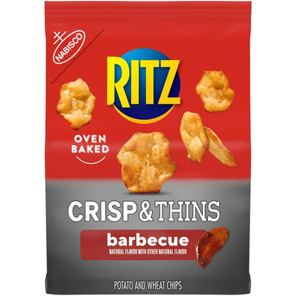 RITZ Crisp and Thins Barbecue Chips, 7.1 oz